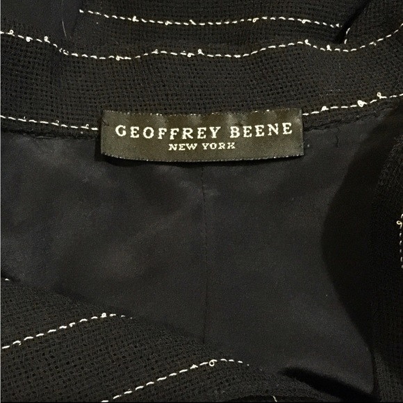 Vintage Geoffrey Beene blue linen swing dress - Picture 6 of 9